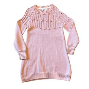 Cupcakes & Cashmere Pink Sweater Dress 7-8